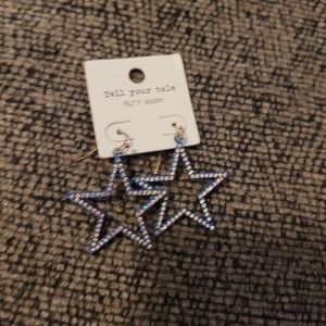 Star shaped earrings